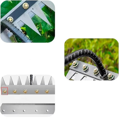 שיניים 1 יחידה מסילת יד מפלדת פחמן לגינה לחקלאות