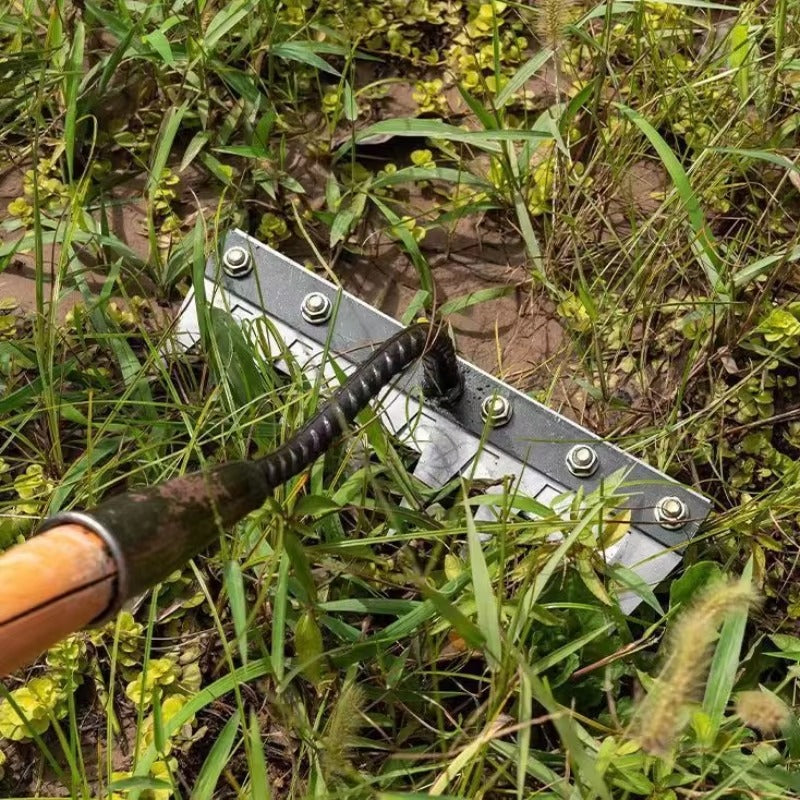 שיניים 1 יחידה מסילת יד מפלדת פחמן לגינה לחקלאות