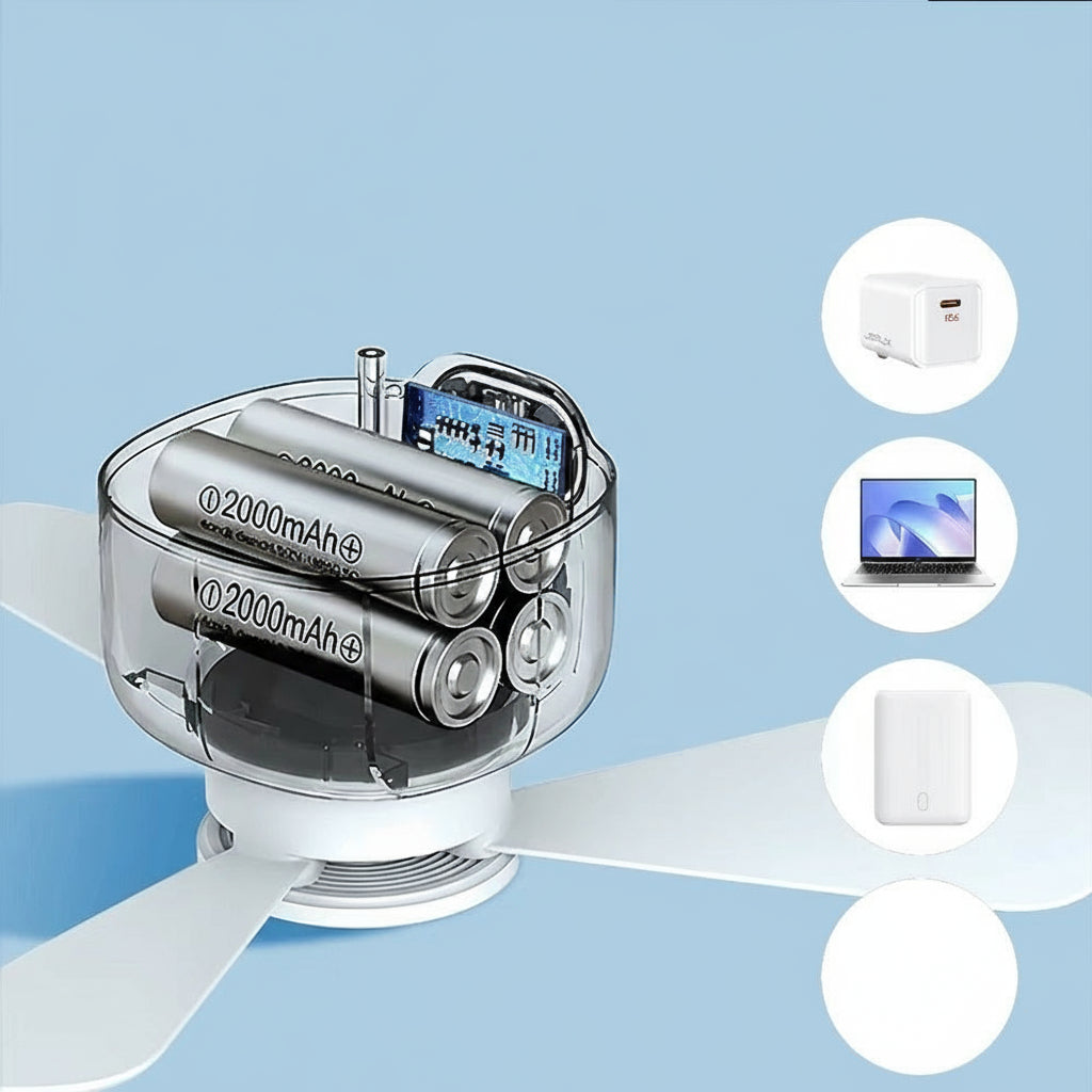 מאוורר תקרה נייד